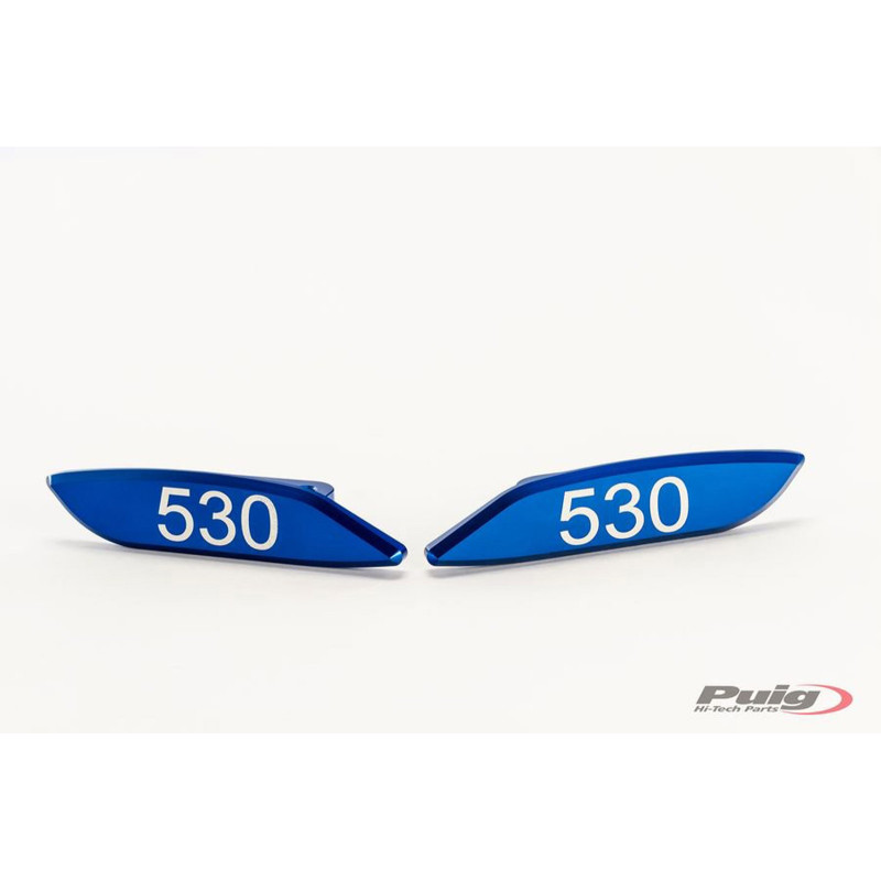 Cache-retroviseur Puig pour Yamaha T-Max 530 droit/gauche 17/19 bleu