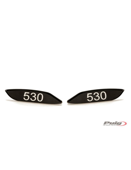 Cache-retroviseur Puig pour Yamaha T-Max 530 droit/gauche 17/19 noir