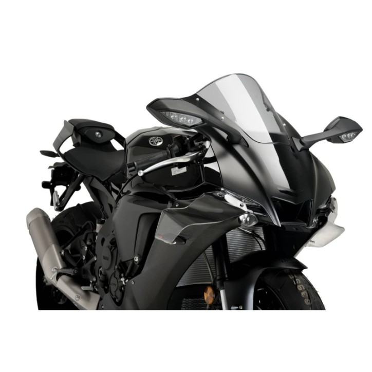 PUIG SPOILER AVANT GP POUR YAMAHA YZF-R1/R1M 20-24 FUME CLAIRE