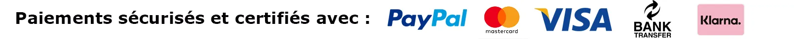 Paiements s&eacute;curis&eacute;s et certifi&eacute;s avec