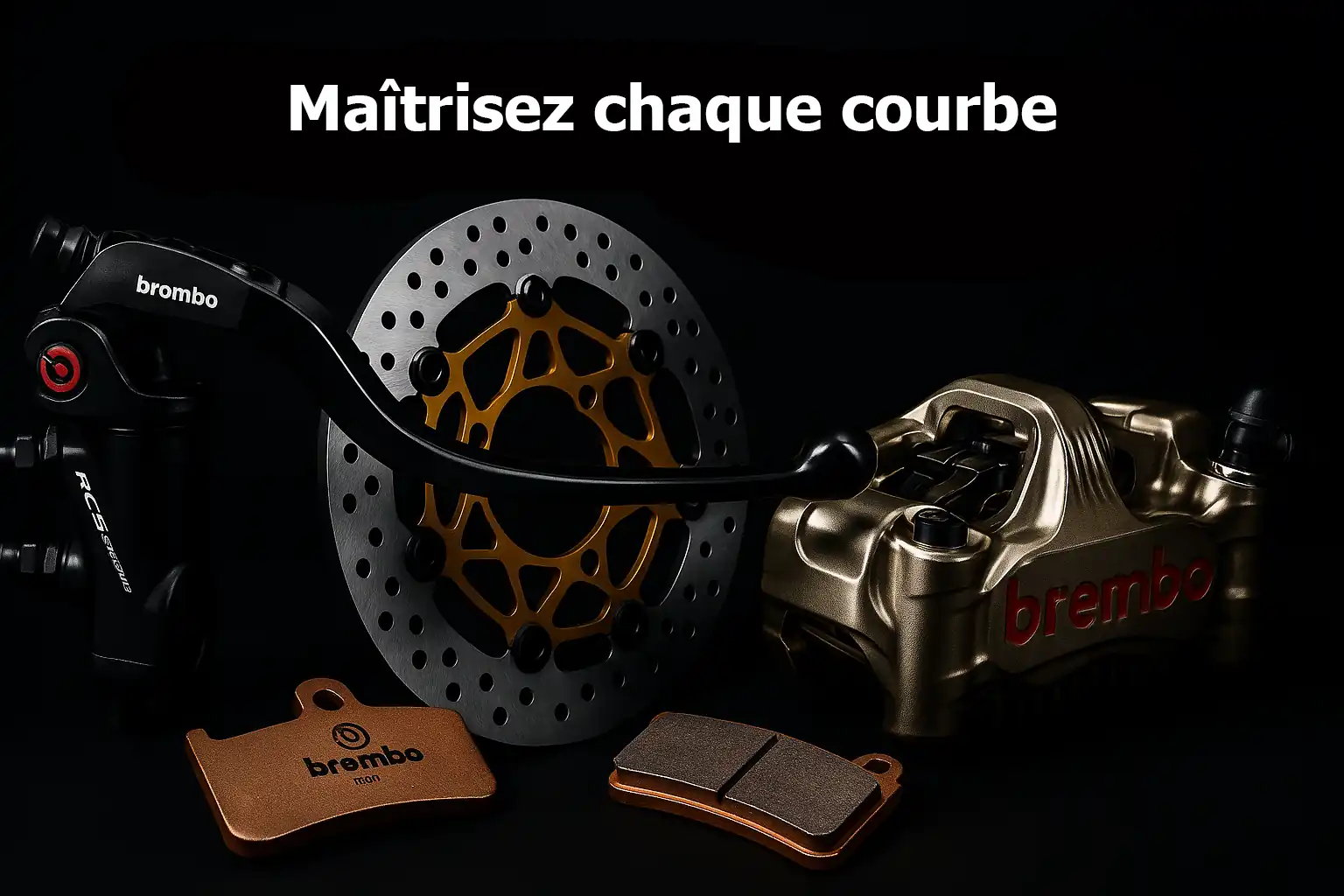 Pompe de frein et disque de frein Brembo
