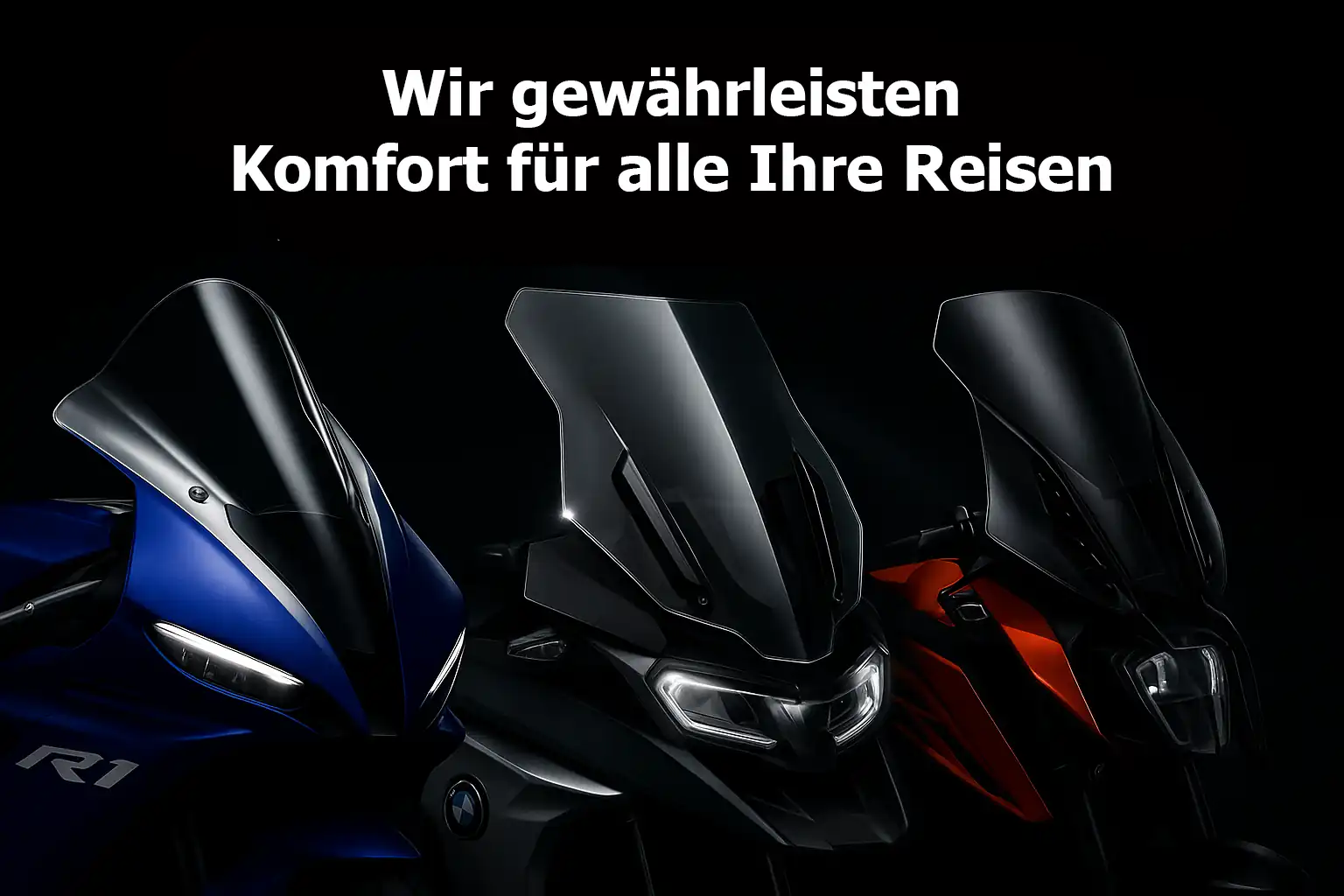 Motorrad-Windschutzscheiben puig givi wrs