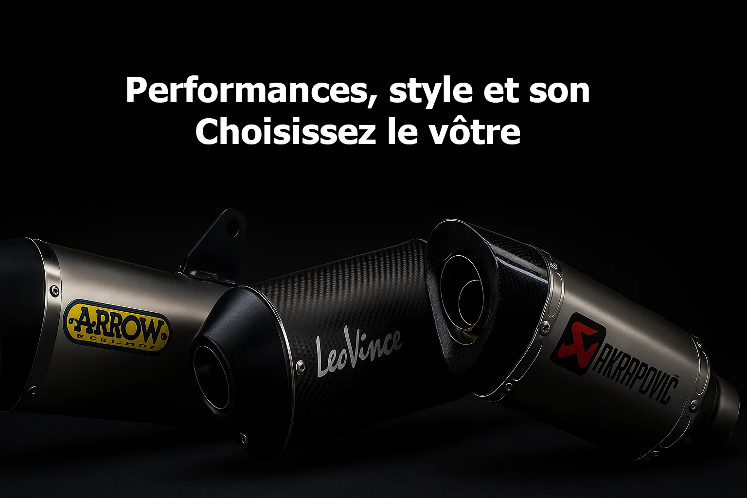&Eacute;chappement, silencieux complets